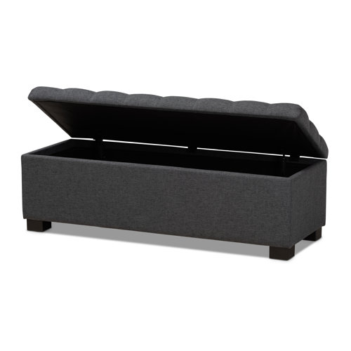 Latitude Run® Kareem Upholstered Flip Top Storage Bench & Reviews Wayfair